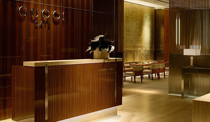 東京銀座Gucci Cafe Ginza餐廳空間設(shè)計