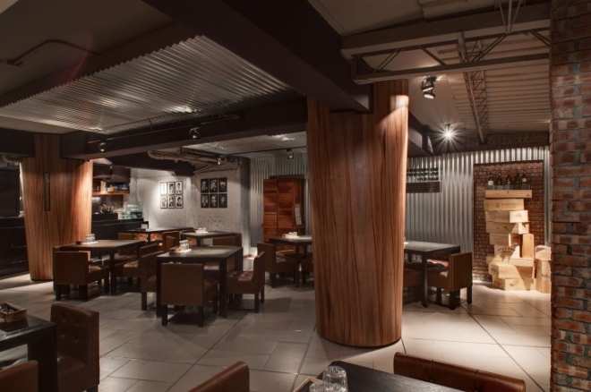 Baffi意大利飲食店空間設(shè)計